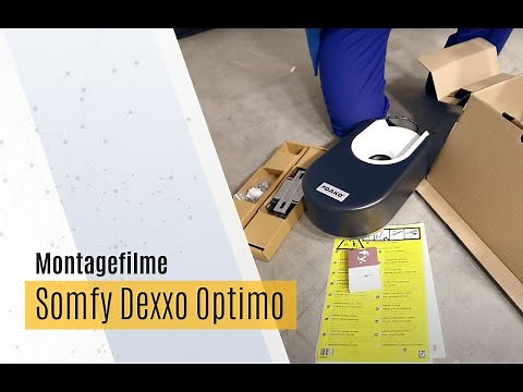 Montage und Programmierung des Antriebs Somfy Dexxo Optimo für das Garagentor DAKO