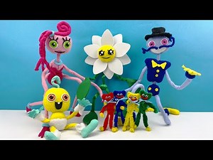 Toy Plush Poppy Playtime 2. Making Mommy Long Legs, Daddy Long Legs, Baby, Daisy, Mini Huggies - DIY