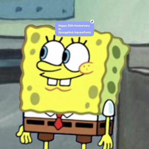 Hapoy 25th Anniversary to SpongeBob SquarePants #spongebobsquarepants #CapCut @cure._sky