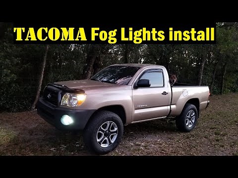 Toyota Tacoma Clean Fog Lamps install ✨🔥