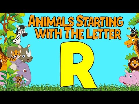 Animals Starting with "R" | Kids Learn | English Vocabulary