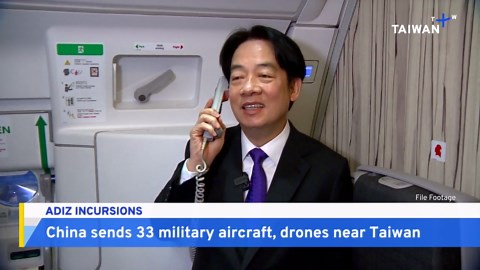 China Sends 33 Military Aircraft, Drones Near Taiwan