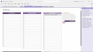 Productivity Planner & Life Planner Onenote Templates NEW COLORS, One Note Template Work, Onenote Digital Planner, Onenote Planner Templates - Etsy