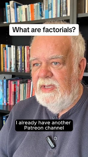 68K views · 816 reactions | What Are Factorials ? #factorials #martinbutler | Martin Butler | Facebook