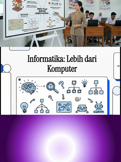 Berpikir Komputasional #informatika #berpikirkomputasional #computationalthinking #dekomposisi #pengenalanpola #abstraksi #algoritma