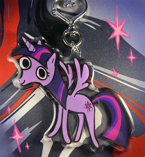 Twilight Sparkle MY LITTLE PONY Epoxy Keychain - Etsy
