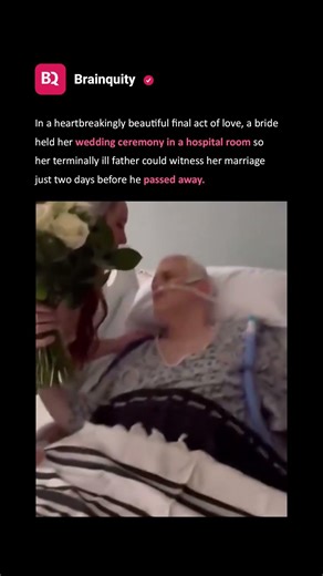 He Had 2 Days Left... But He Didn't Miss Her Wedding 🕊️❤️