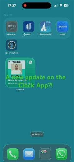 A new update on the clock app icon?