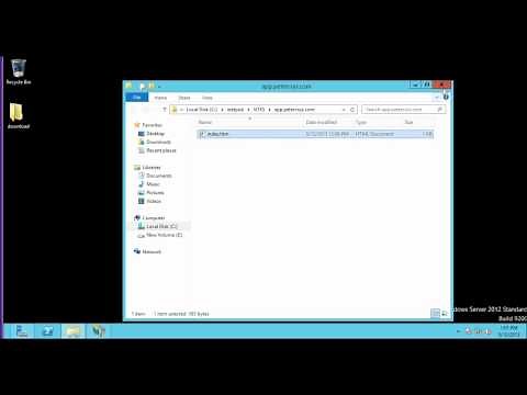 How to configure Virtual Directories in IIS 8 on Windows server 2012