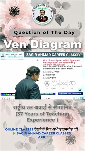 Venn Diagram New Question Solve | Diagram Ka Fresh Pattern | Reasoning by Sagir Ahmad Sir
