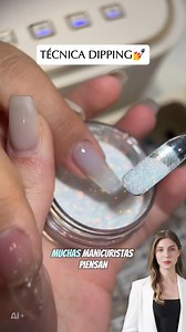 💙TÉCNICA DIPPING💙 #nails #nailart #uñastutorial #belleza #manicure #beauty #dipping #dippingnails#viral | Uñas uno A