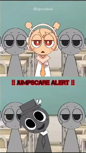 JUMPSCARE ‼️ Spupil - Sprunki Incredibox Sound Showcase Oren #sprunki #memes #animation