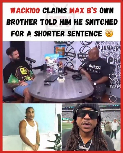 170K views · 2.5K reactions | Wack100 went live and said Max B’s brother personally reached out to let him know that Max cooperated to get his time cut. Wack stood on the allegation, saying he wouldn’t speak on it if it didn’t come straight from the family. follow @exoduxtv for more culture news and updates #Wack100 #MaxB #HipHopNews #RapCulture #RapUpdates | Exodux TV | Facebook