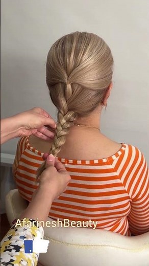 How to Create the Chicest Updo with Just a Simple Braid & Hair Tie ✨ | No Tools, Just Style!