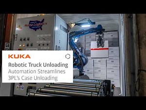 Automated Trailer Unloading with KUKA Improves Warehouse Efficiency