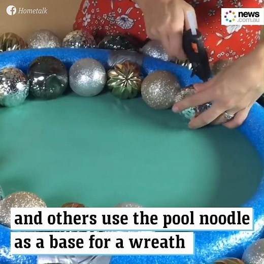 101K views · 270 reactions | Amazing ways people are using pool noodles to make Christmas decorations! | News.com.au | Facebook