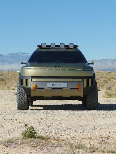 Hyundai CRATER Concept: A Bold Vision of Future Electric Adventure Design