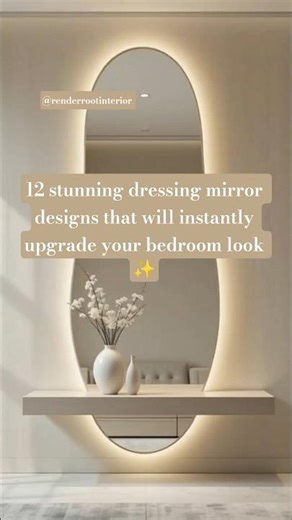 Top 12 stunning dressing mirror designs that will instantly upgrade your bedroom look ✨#dressing