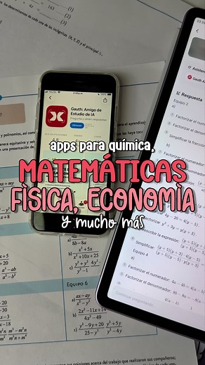 APPS PARA MATEMÁTICAS, ÁLGEBRA Y MÁS 🔢 Sígueme para más contenido @samxnthastudy ¿Creían que me había olvidado de esta sección tan importante? claro que nooooo, hoy les comparto un nuevo descubrimiento de la app @Gauth que me encantó porque no solo sirve para darte las respuestas, si no también aprendes, repasas y mejoras tus conocimientos 💕 #GauthAI #HomeworkHelper #StudyTok #GauthMexico #matematicas