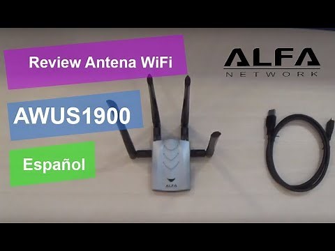 Review antena WiFi Dual AWUS1900 Alfa Network