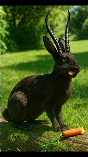 Is This a REAL Jackalopen🤯 The Legendary Horned Rabbit 🥕