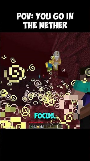 POV: You Go To The Nether in Minecraft 😂