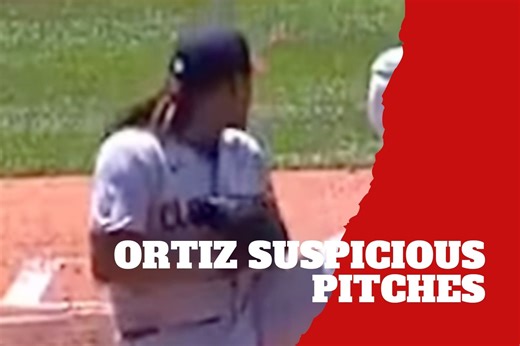 Luis Ortiz unusual two pitches that flagged an investigation by MLB - Video