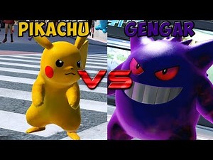 Pokken tournament - Pikachu vs Gengar