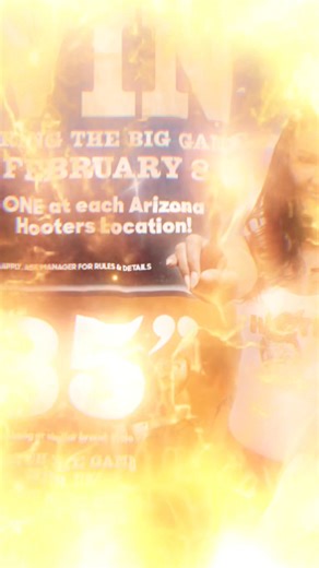 We’re giving away an 85 inch TV during the Big Game tomorrow. Because let’s be real, you’re only here for the commercials and Hooters Girls anyway! 💯 #SBLX #HootersArizona | Hooters Metro Center