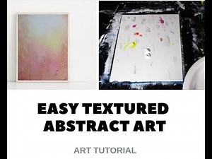 Abstract Painting for Beginners Step by Step - DIY Acrylic Art Tutorial