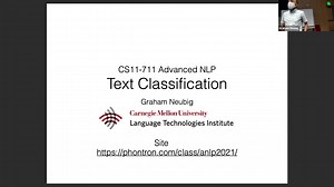 CMU Advanced NLP 2021 (2): Text Classification