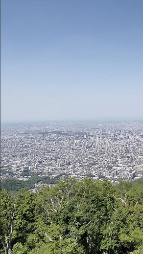 【藻岩山登山】標高531mからの景色。