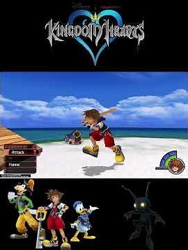 Kingdom Hearts 1 - Sora vs Riku #kingdomhearts #sora #donald #goofy #kh1 #finalfantasy