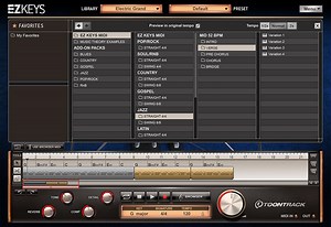 EZkeys Electric Grand by Toontrack Music - Piano Plugin VST VST3 Audio Unit AAX
