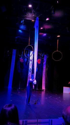 💖👑 KING LOUIE 👑💖 My first main cast role! This Sling routine was very challenging for me. This role in general pushed me beyond my comfort zone. My role as King Louie stretched for several scenes throughout the show- it required acting, a hoop dance routine and this killer sling solo. This role required so much stamina and endurance. I'm so thankful @soraaerialarts trusted me with this. I'm so proud of myself for taking it on, and in the moments it felt impossible- I pressed on. It felt good