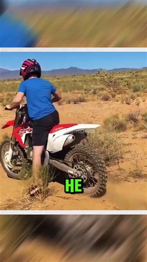 First time on a dirt bike is scary 😳#bike #viral #shorts