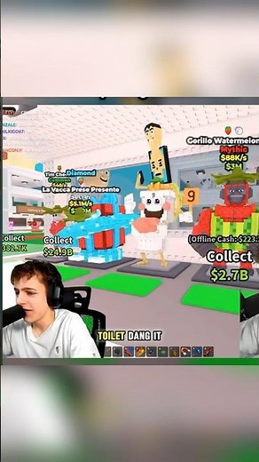 Sammy Spawned A Skibidi Block! #roblox #stealabrainrot #shorts