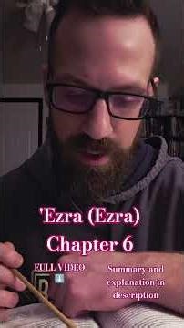 'Ezra (Ezra) Chapter 6 #truth #bible #oldtestament #bookofezra #returnfromexile #divineprovidence