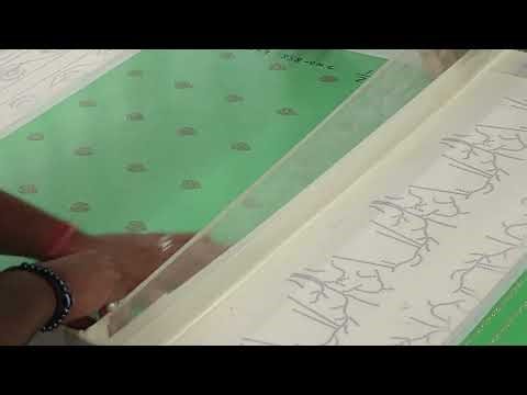 🔥 2 Color Rhinestone Shaking Machine | 24×48 Jarkan Shaking Machine Demo 💎✨ | Sticker Making Machine