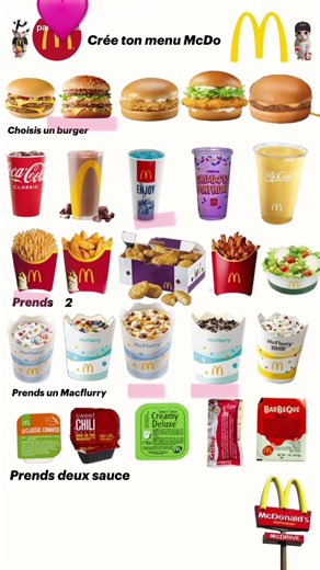 Crée ta commande Macdo #food
