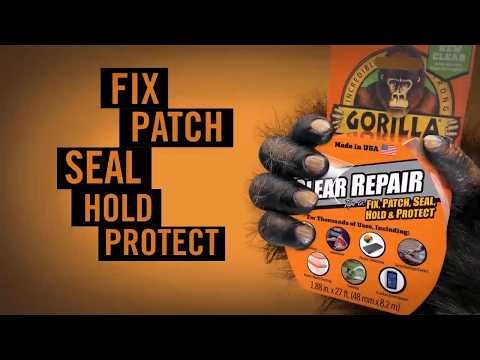 GORILLA GLUE GOR6115002 Ruban adhésif un côté en pellicule 48mm x 4.5m | Outillage Placide Mathieu