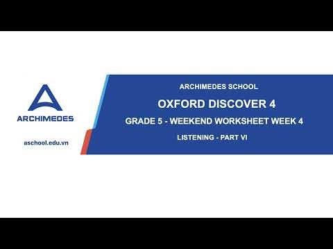 GRADE 5 WEEKEND WORKSHEET WEEK 4 PART VI