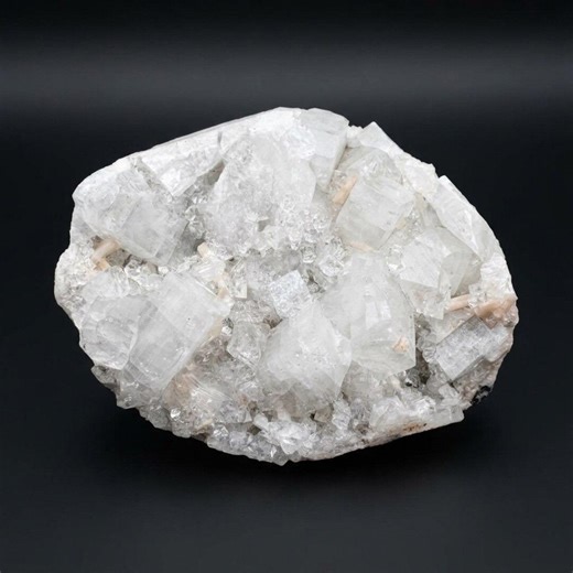 Raw White Apophyllite Crystal Cluster. Natural Cubic Crystal Formation With Stilbite Accents, Mineral Specimen Display Piece, 1.5 Lbs - Etsy