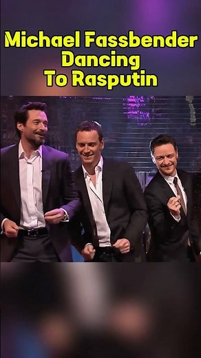 Michael Fassbender Dancing to Rasputin #flashback #Savik6655 #shorts #short