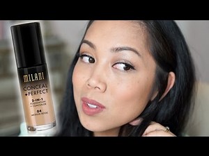 Milani Conceal and Perfect 2 in 1 Foundation Review - itsjudytime