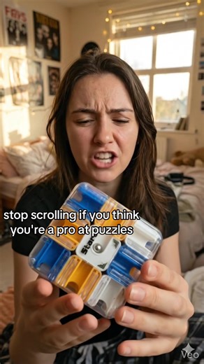 This looks easy, but the 3D gravity logic is insane! 🧠 Think you can beat the maze? Grab yours and try! 👇 #brainteaser #puzzlechallenge #3dmaze #harderthanitlooks #iqtest