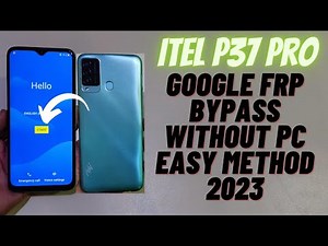 Itel P37 Pro Frp Bypass Unlock Without Pc | Itel P37 (Vision 2 Plus ) Google Frp