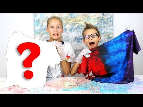 3 Color Tie Dye Shirt Challenge!!!