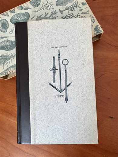 Vintage Slipcased Slip Case Book Herman Melville TYPEE Limited Edition Printing 1962 - Etsy
