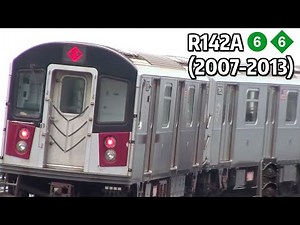 R142As Running in 6 Line Service (2007-2013)
